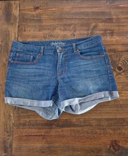 Women's Faded Glory Jean Shorts Size 18