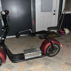 Fat tire electric scooter