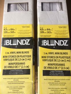 Blindz 43 inch x 64 inch, brand new