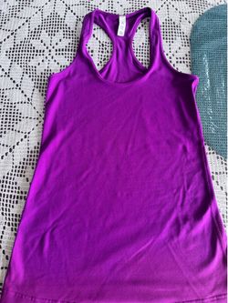 Lululemon Vivid Plum Nulu Tank Top