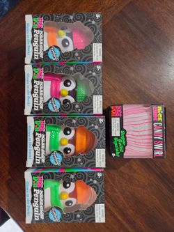 NeeDoh Polar Glow Penguin Squishy Toys