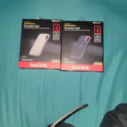 2 SanDisk Extreme Portable SSD 2TB