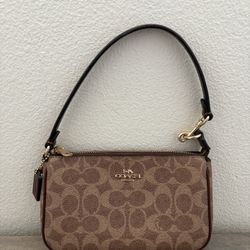 Coach Nolita 19 All Leather Brown Shoulder Purse