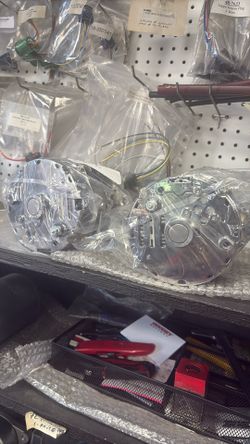 Chrome Chevrolet Alternators One Wire