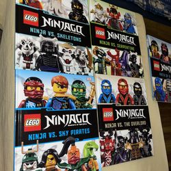 A Lot Of 5 Lego Ninjago Books 