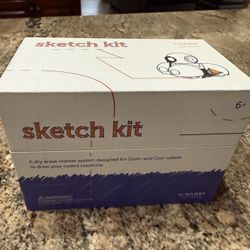NEW SKETCH KIT WONDER WORKSHOP A DRY ERASE MARKER SYSTEM DESIGNED FOR DASH AND CUE ROBOTS. STEM 