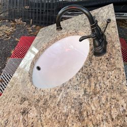 Bathroom Sink- Granite
