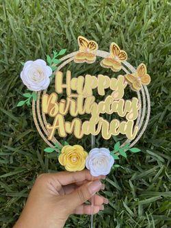 Birthday Cake Topper