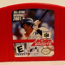 All-Star Baseball 2001 NINTENDO 64 N64 Game Tested Working Authentic Super Clean
