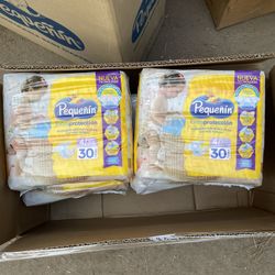 Pequeñín Diapers $5 Each 30 Pack