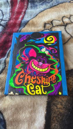 Disney Cheshire Cat painting