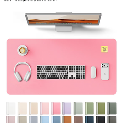 Leather desk protector, office Mat, large mouse pad