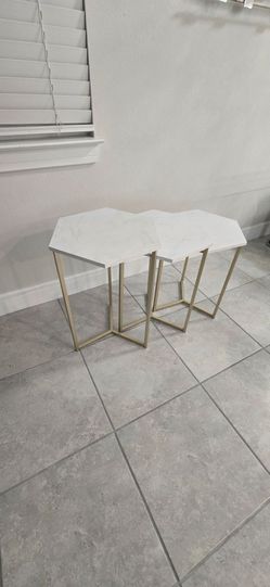 Hexagonal Nesting Side Tables - Set of 3