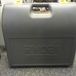 Ryobi Case W/ Drill, Vacuum, Circular Saw, Reciprocating Saw, Flashlight, Charger, 1 Battery 