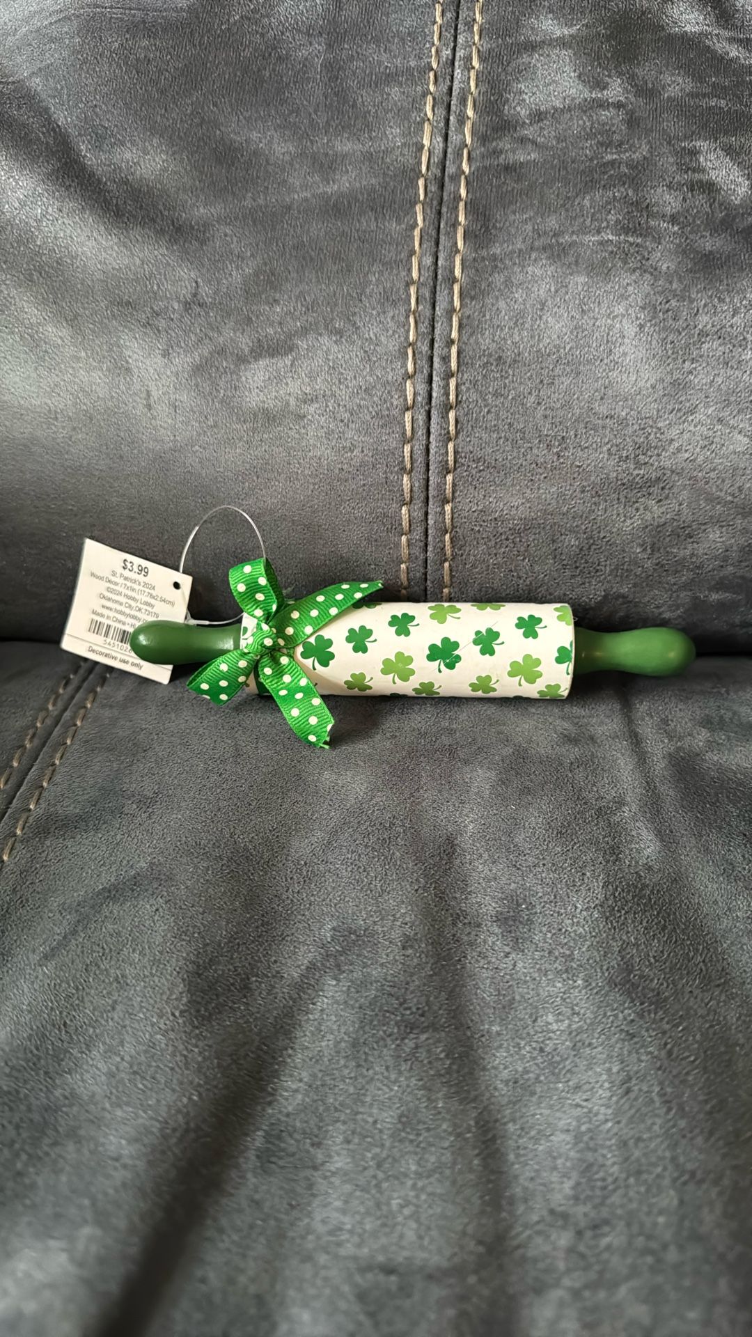 New Mini Rolling Pin St. Patrick’s Day Decoration