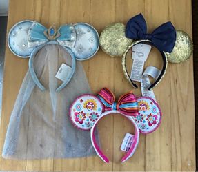 Lot of 3 Disney Minnie Mouse Ears - headbands - hair and accessories