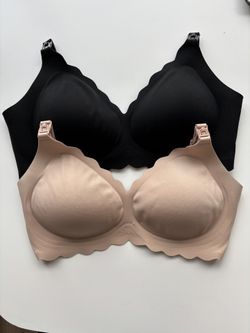 XL - Nude and Black Momcozy Bras