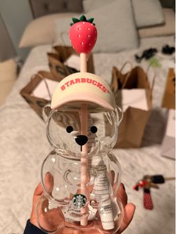 Starbucks strawberry bear