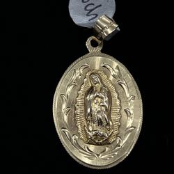 $500 Yellow Gold Virgin Mary Charm