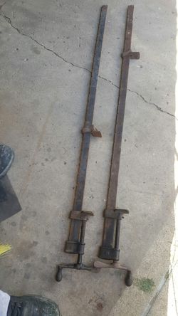 Woodworking metal clamps