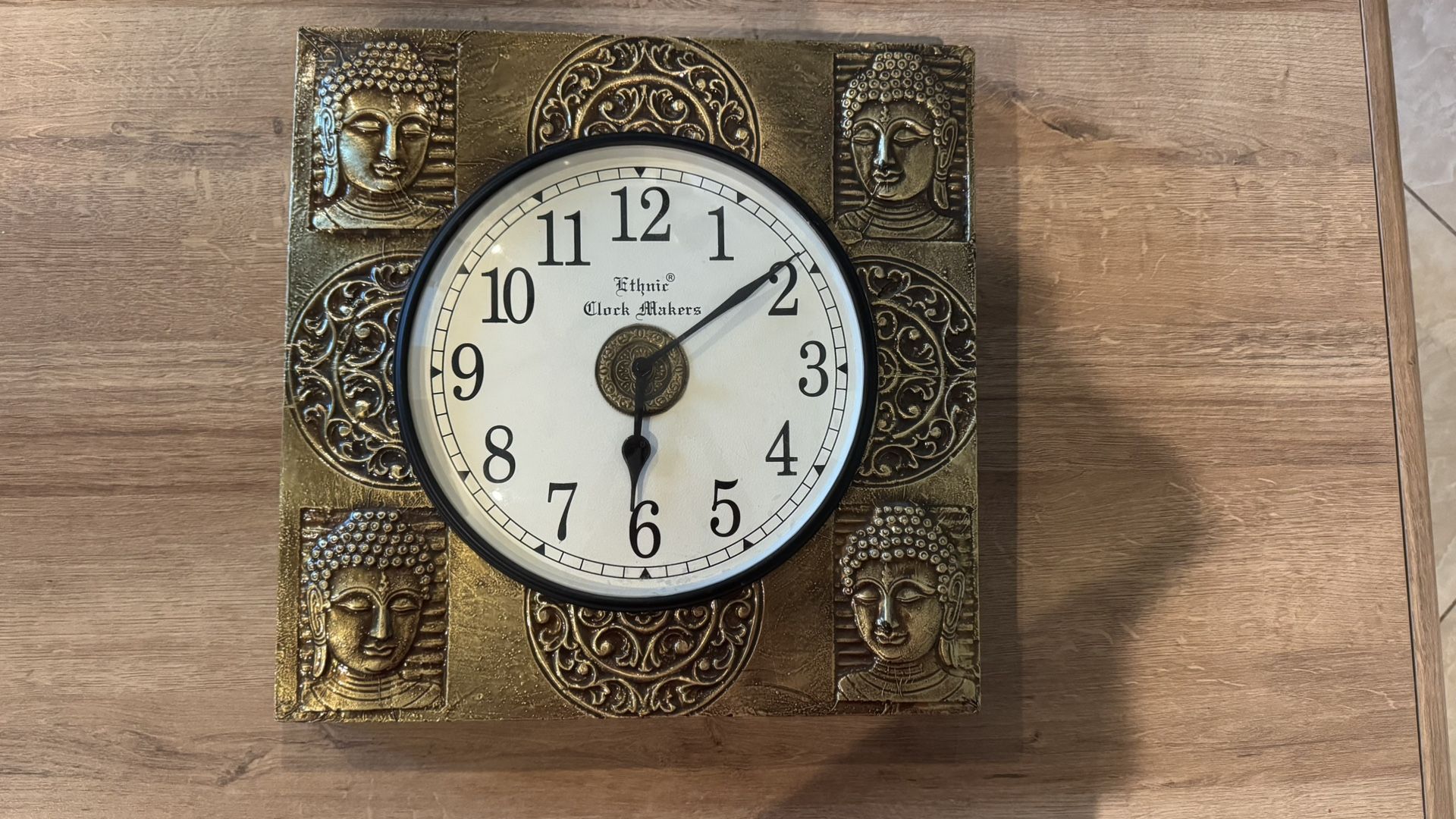 Beautiful Brass finish Buddha Clock