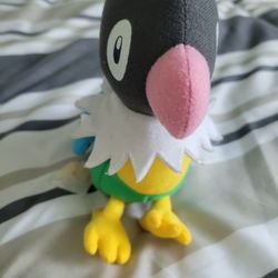 Chatot Pokemon Plush 2007 Bird Jakks Pacific Stuffed Animal Toy 