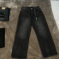 Grey Wash Purple Jeans (32)