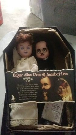 Edgar Allen Poe & Anna Lee Living Dead Dolls