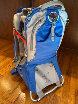Osprey Poco Plus Child Carrier Backpack – Blue – Excellent Condition