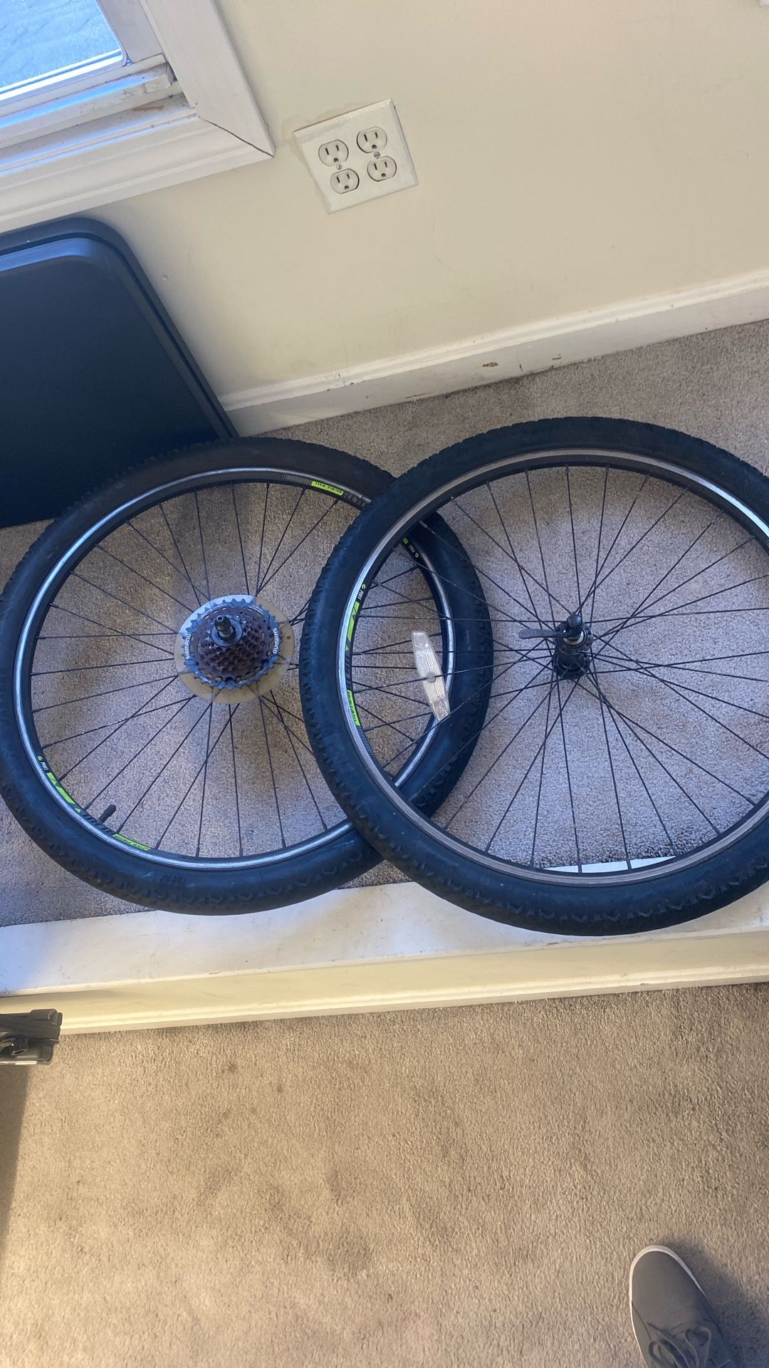 26” MTB wheels