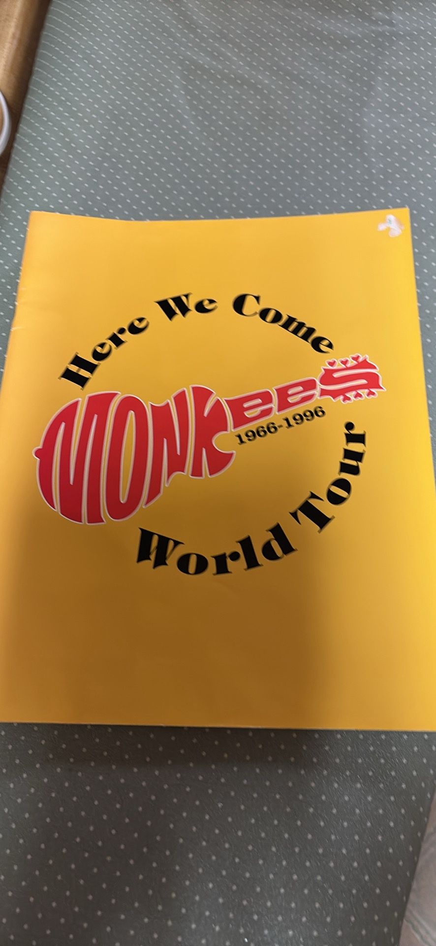 Tour concert Program 30th anniversary World Tour The Monkees Here We Come 1(contact info removed)