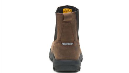 CAT STEEL TOED LEATHER BOOTS