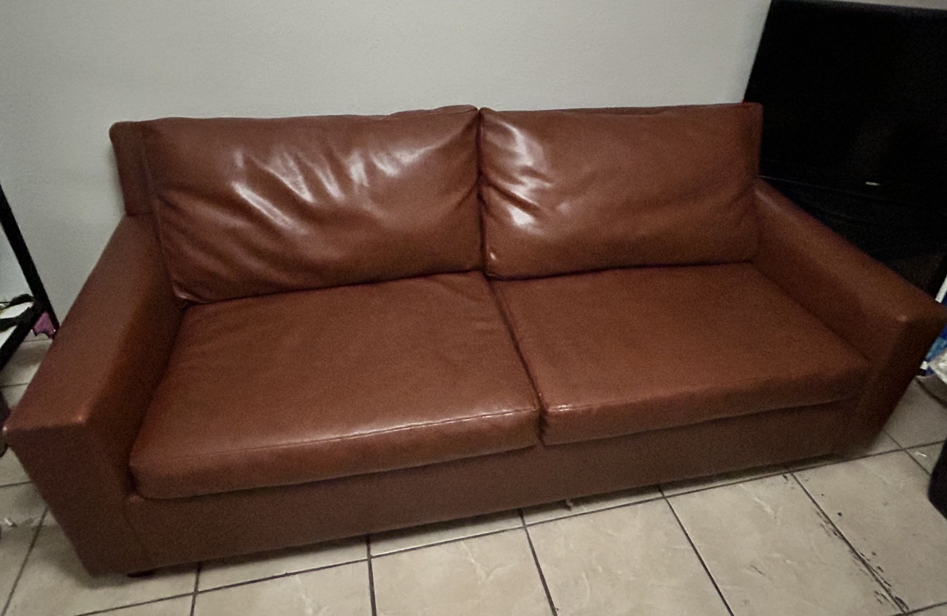 Couch-Bed!! Leather 