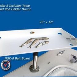 Brand New 12” x 21” Complete Bait/Fillet Table for Only $94.95 (In Stock)