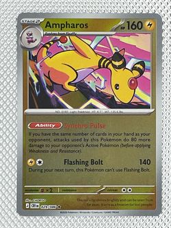 Ampharos #29 Reverse Holo Pokémon Card