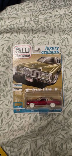 Auto World Chase 1975 Cadillac Eldorado Ultra Red