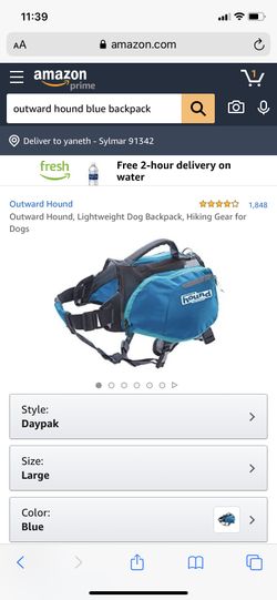 Outward Hound, Lightweight Dog Backpack, Hiking Gear for Dogs