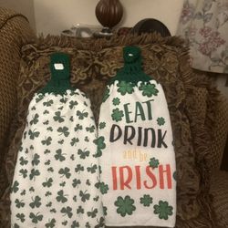 Handmade Irish Towels On Full Towel