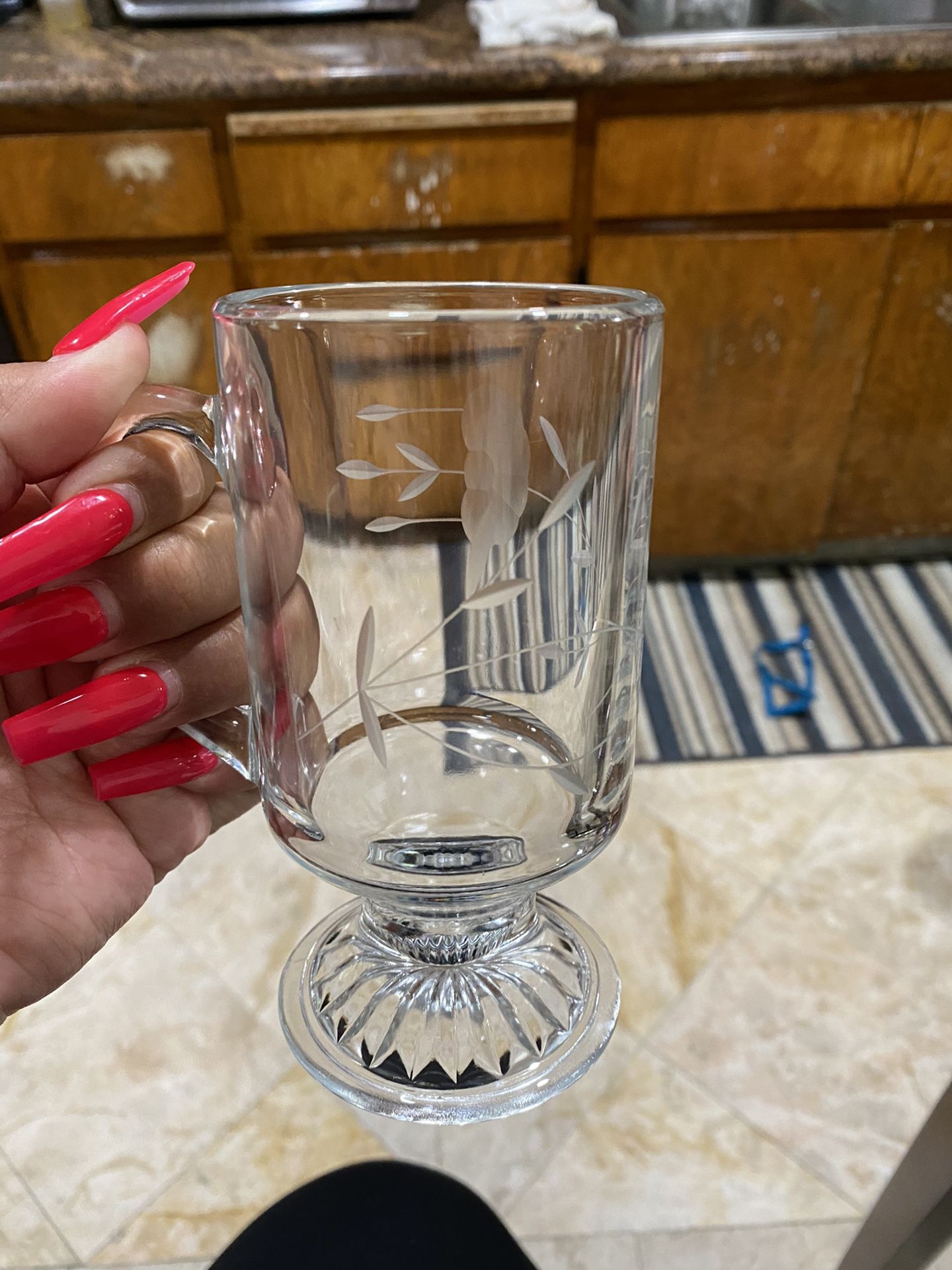 11 Piece Princess House Glass Mugs