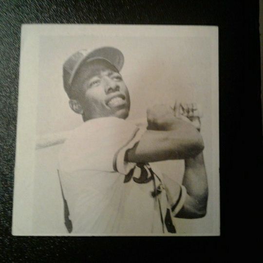 Rare 1960 Spic and Span Hank Aaron Baseball Card  #1 (Original)🔥 Make Offer