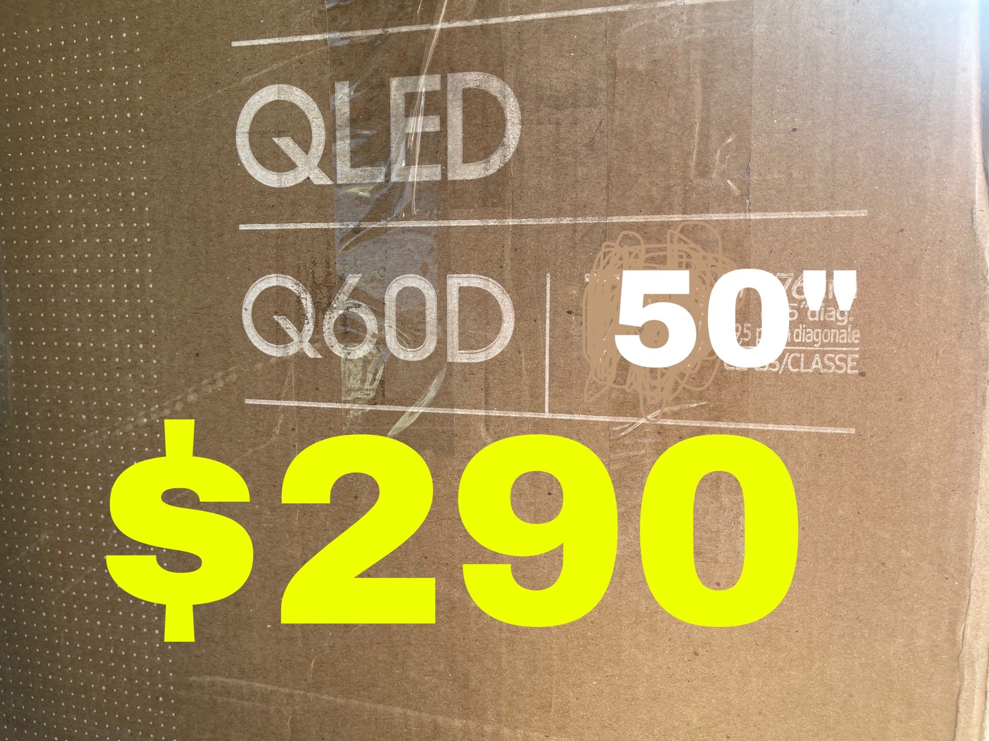Samsung 50 QLED LED LCD 4K TV