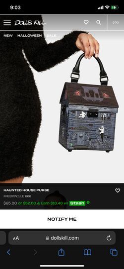 Kreepsville 666 Haunted House Purse