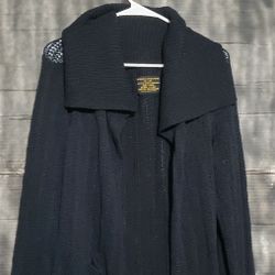 VINTAGE ALLSAINTS MENS SWEATER SIZE LARGE  BLUE