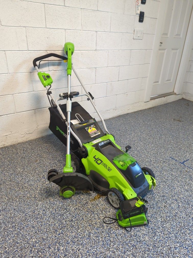 Lawn Mower And String Trimmer