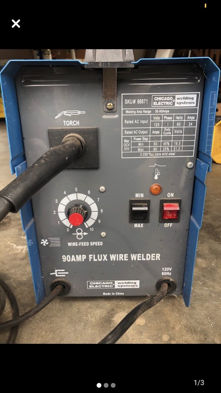 90AMP Flux Wire Welder