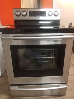 Samsung stainless steel electric stove