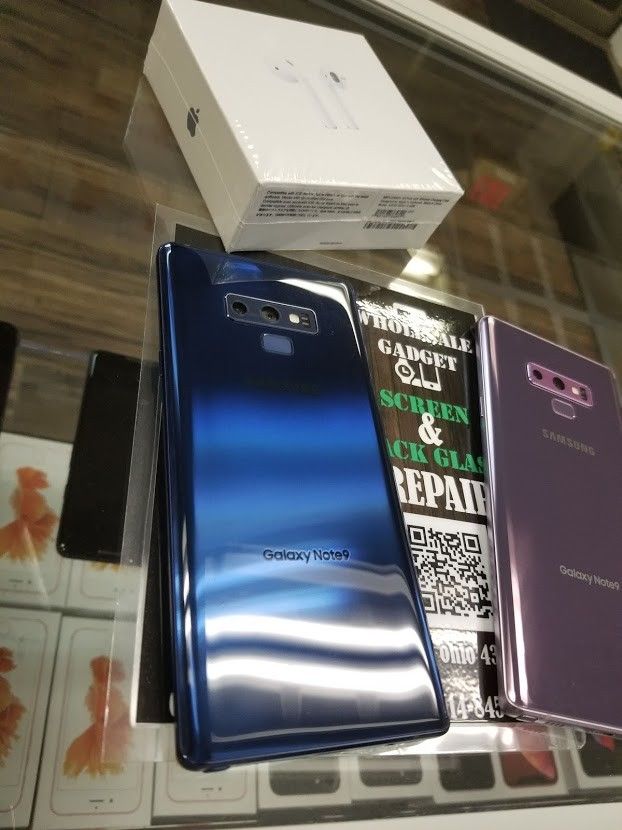 Samsung note 9 - PLUS unlock free warranty