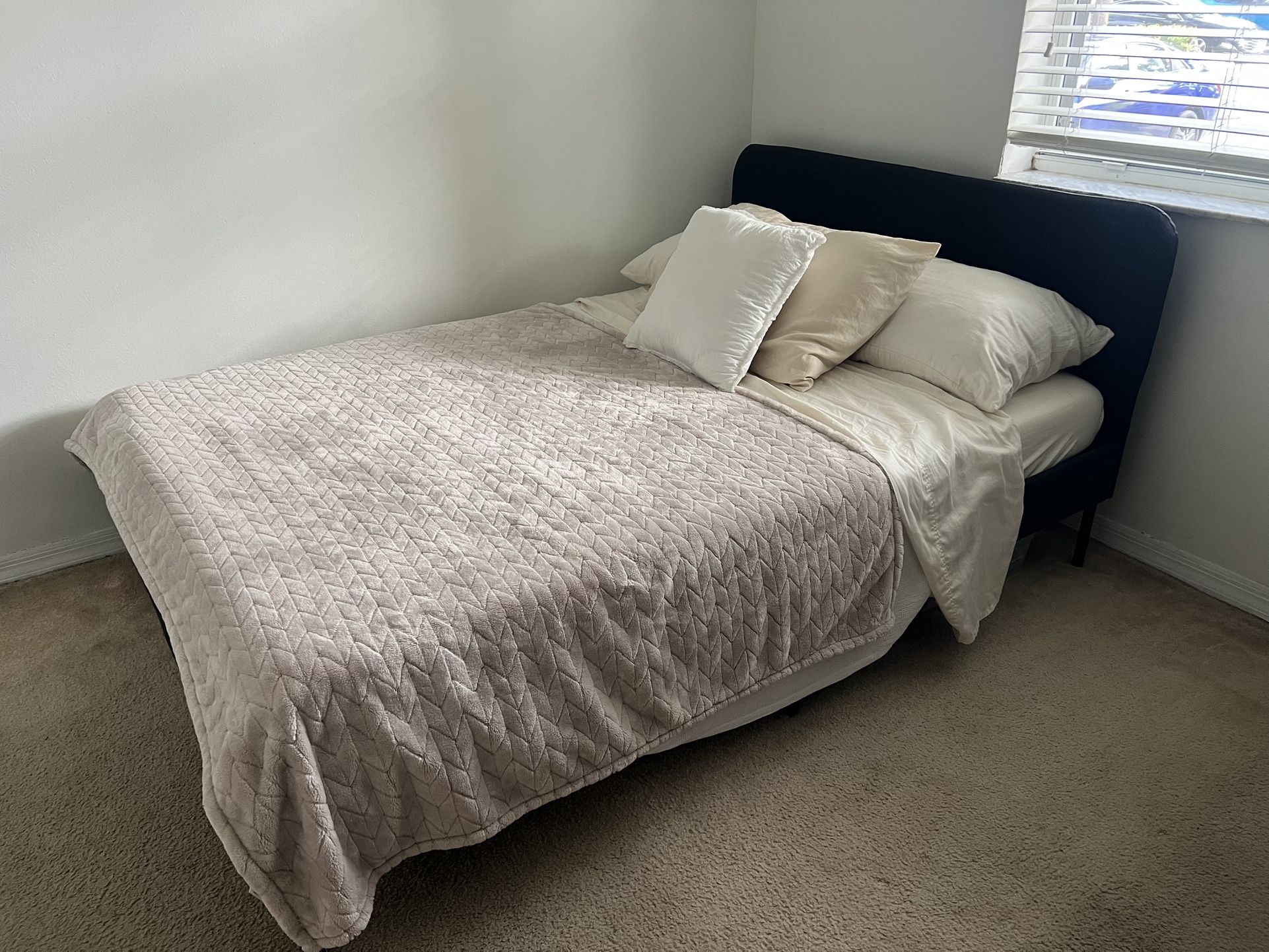 IKEA full Bed Frame + Mattress 