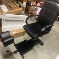 Pedicure Chair With Hydraulic Footrest