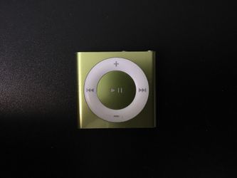 Green iPod shuffle